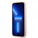 Guess iPhone 13 Pro Saffiano Double Cardslot -kuori, pinkki