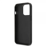 Guess iPhone 13 Pro Saffiano Double Cardslot -kuori, musta