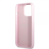 Guess iPhone 13 Pro Saffiano Metal Logo -suojakuori, violetti