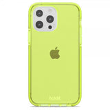 Holdit iPhone 13 Pro -suojakuori Seethru Acid Green