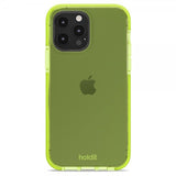Holdit iPhone 13 Pro -suojakuori Seethru Acid Green