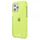 Holdit iPhone 13 Pro -suojakuori Seethru Acid Green