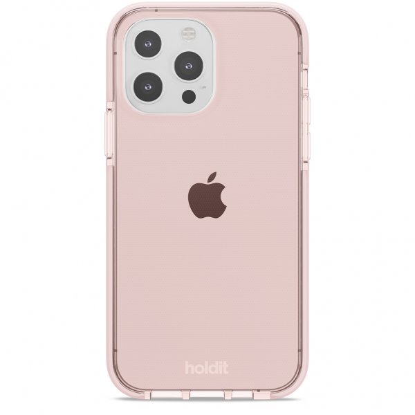 holdit iPhone 13 Pro -suojakuori Seethru Blush Pink