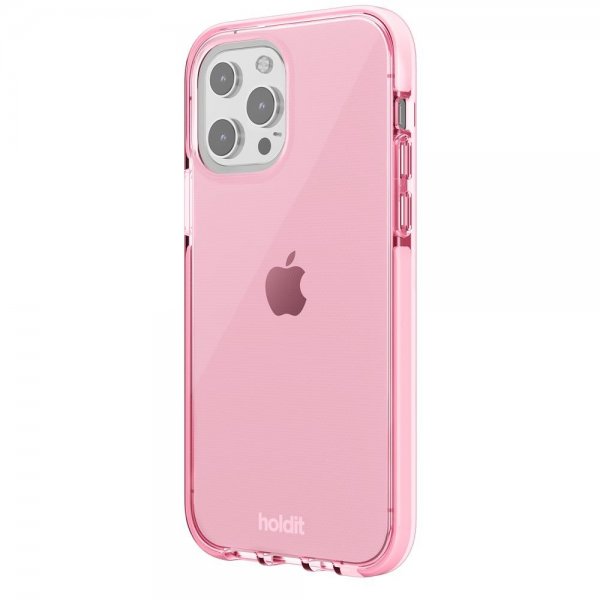 holdit iPhone 13 Pro Suojakuori Seethru Bright Pink