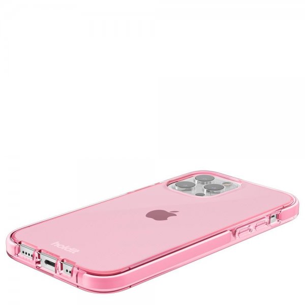 holdit iPhone 13 Pro Suojakuori Seethru Bright Pink
