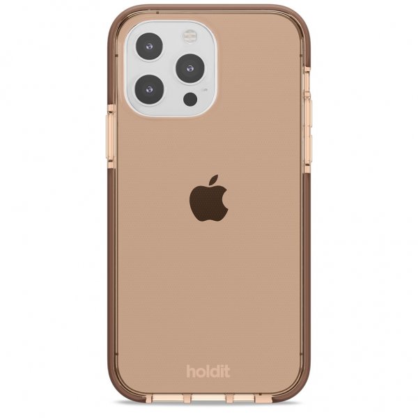 holdit iPhone 13 Pro -suojakuori Seethru Dark Brown