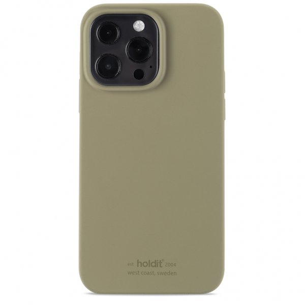 holdit iPhone 13 Pro Silikonikuori Khaki Green