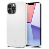 Spigen iPhone 13 Pro Suojakuori Silicone Fit Valkoinen