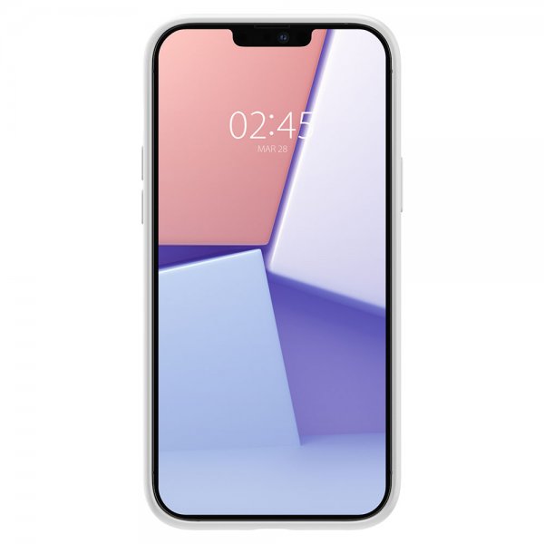 Spigen iPhone 13 Pro Suojakuori Silicone Fit Valkoinen
