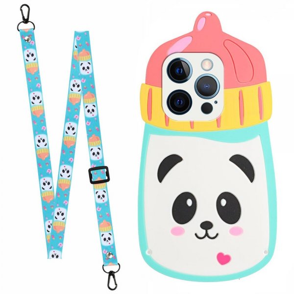 iPhone 13 Pro Silikonikuori 3D Panda