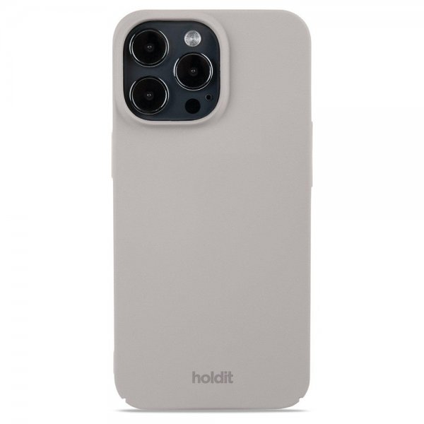 holdit iPhone 13 Pro Slim Case Taupe -suojakuori