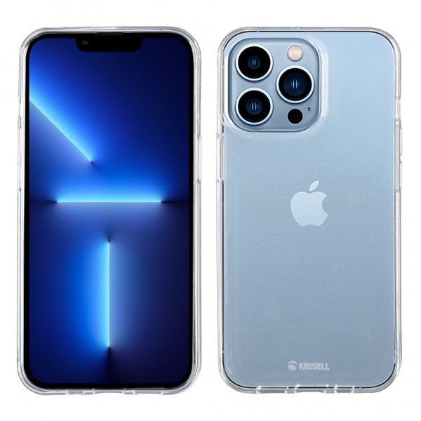 Krusell iPhone 13 Pro -suojakuori SoftCover Läpinäkyvä