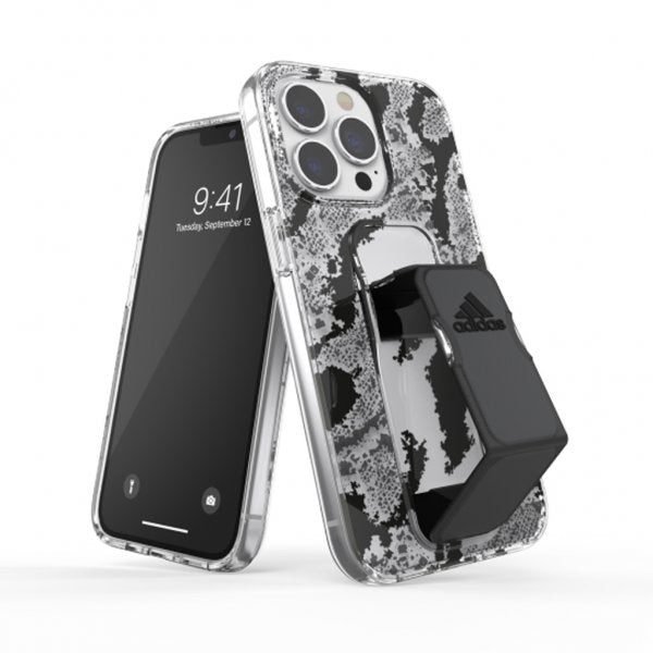 Adidas iPhone 13 Pro -suojakuori SP Grip Case Paisley Carbon Black
