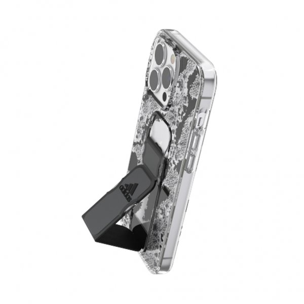 Adidas iPhone 13 Pro -suojakuori SP Grip Case Paisley Carbon Black