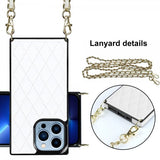 iPhone 13 Pro Square Strap -suojakuori, valkoinen