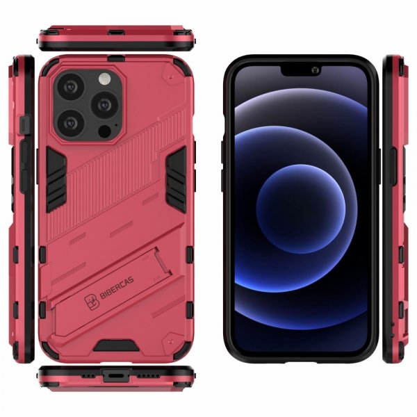iPhone 13 Pro Kuoret, jalustatoiminto, magenta