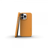 Nudient iPhone 13 Pro -ohut suojakuori V3 MagSafe Saffron Yellow