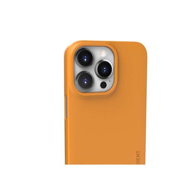 Nudient iPhone 13 Pro -ohut suojakuori V3 MagSafe Saffron Yellow