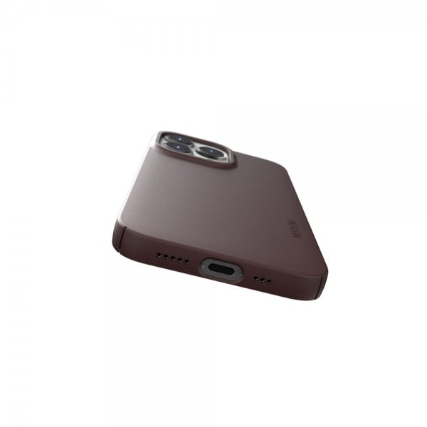 Nudient iPhone 13 Pro -ohutkotelo V3 MagSafe Sangria Red
