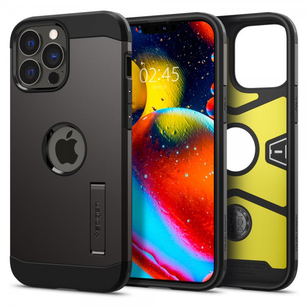 Spigen iPhone 13 Pro Suojakuori Tough Armor Gunmetal