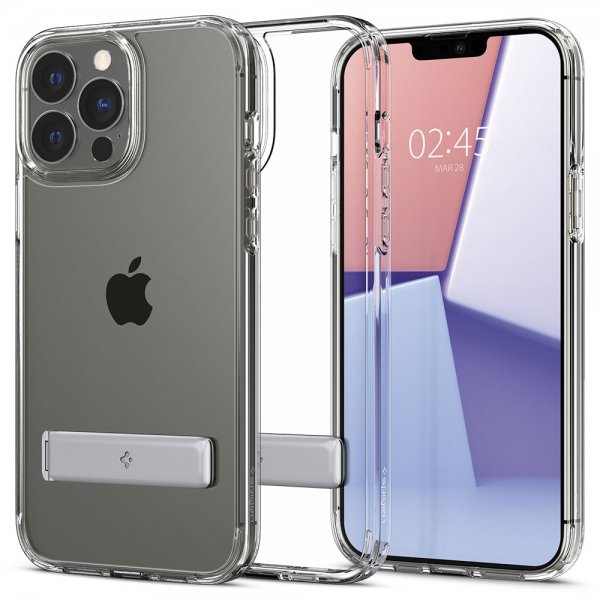 Spigen iPhone 13 Pro -suojakuori, Ultra Hybrid S Crystal Clear