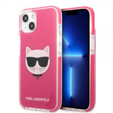 Karl Lagerfeld iPhone 13/14/15 Kuori Choupette Fuchsia
