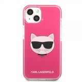 Karl Lagerfeld iPhone 13/14/15 Kuori Choupette Fuchsia