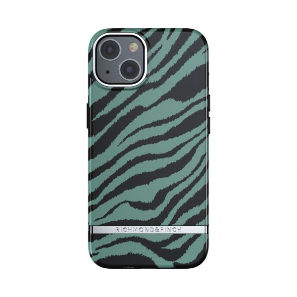 Richmond & Finch iPhone 13 Kuori Emerald Zebra