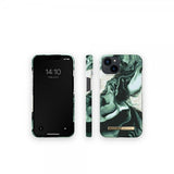 Ideal of Sweden iPhone 13 Kuori Fashion Case Golden Olive Marble