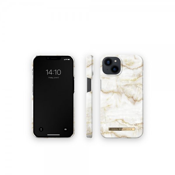 Ideal of Sweden iPhone 13 -kuori Fashion Case Golden Pearl Marble