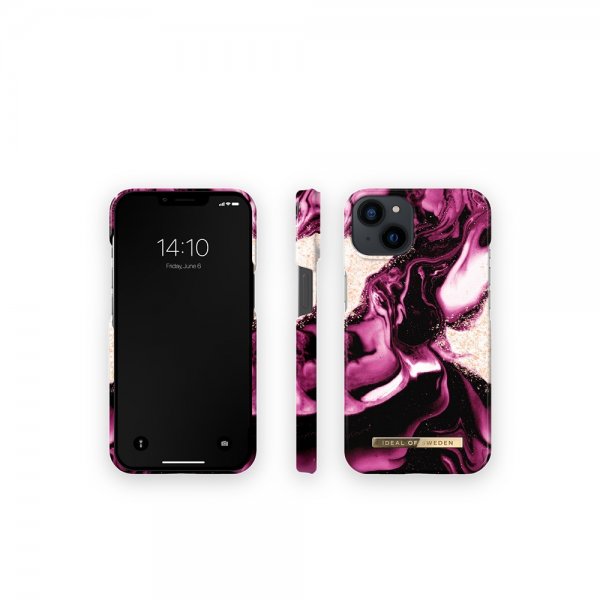 Ideal of Sweden iPhone 13 Kuori Fashion Case Golden Ruby