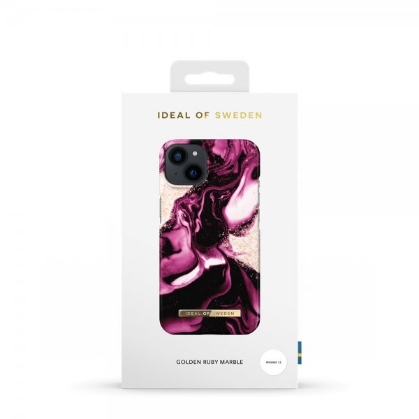 Ideal of Sweden iPhone 13 Kuori Fashion Case Golden Ruby