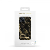 Ideal of Sweden iPhone 13 Kuori Fashion Case Golden Smoke Marble