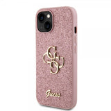 Guess iPhone 13 Kuori Fixed Glitter Ruusukulta