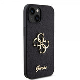 Guess iPhone 13 Kuori Fixed Glitter Musta