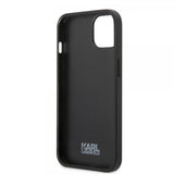 Karl Lagerfeld iPhone 13 Kuori Flower Monogram Iconic Patch Harmaa