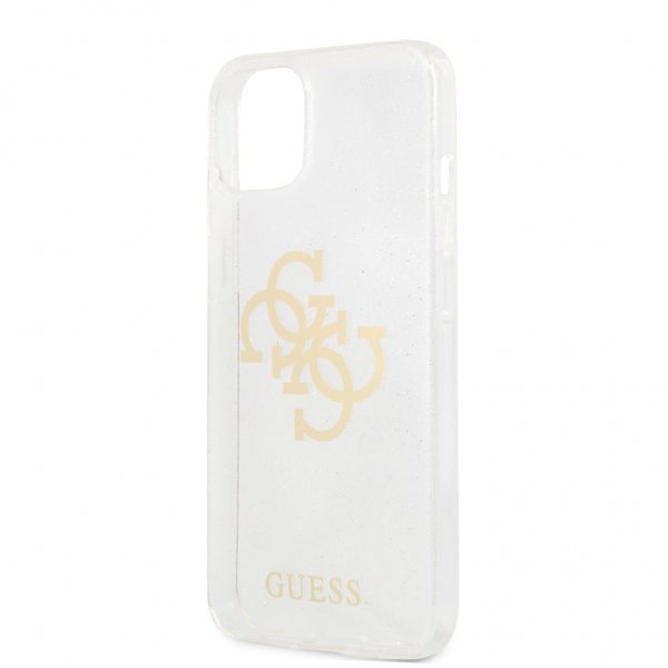 Guess iPhone 13 Kuori Full Glitter Läpinäkyvä