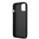 BMW iPhone 13 Kuori Hot Stamp Metal Logo Musta