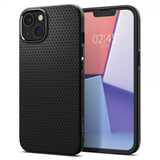 Spigen iPhone 13 -kuori Liquid Air, mattamusta