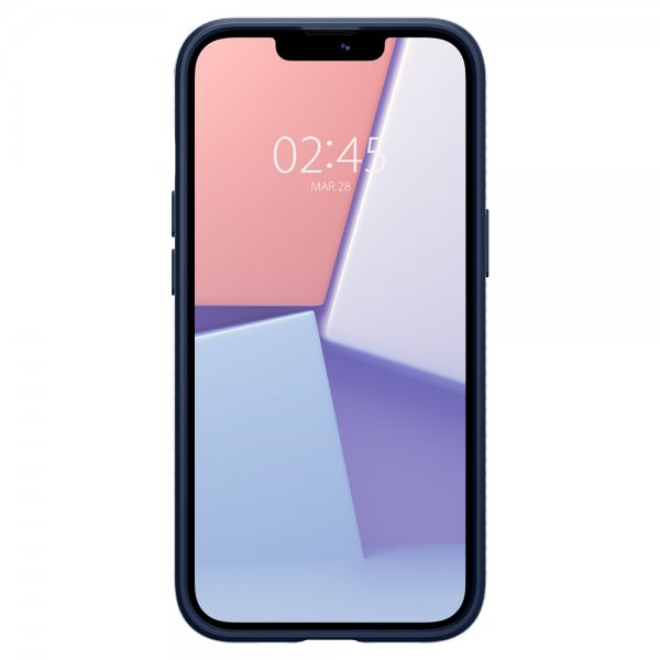 Spigen iPhone 13 -kuori Liquid Air Navy Blue