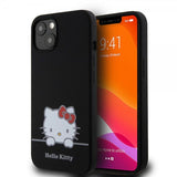Hello Kitty iPhone 13 Liquid Silicone -suojakuori, musta