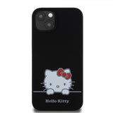 Hello Kitty iPhone 13 Liquid Silicone -suojakuori, musta