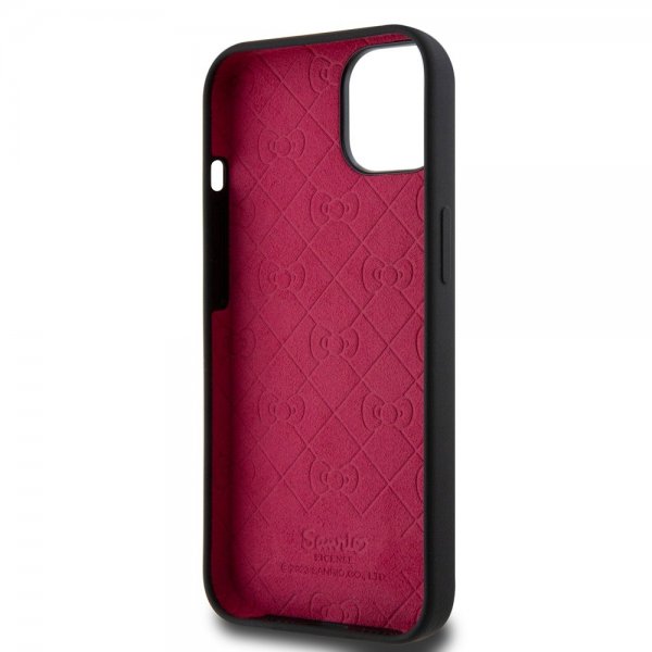 Hello Kitty iPhone 13 Liquid Silicone -suojakuori, musta