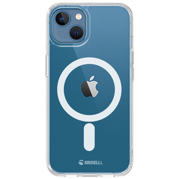 Krusell iPhone 13 -kuori MagSafe Clear Cover Läpinäkyvä