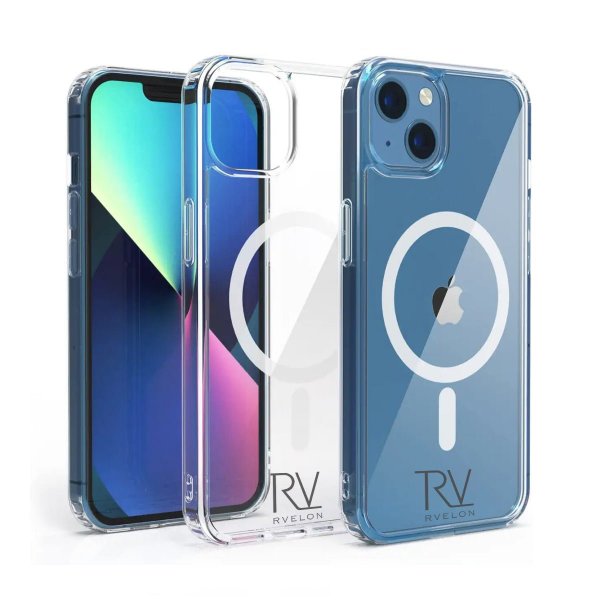 Rvelon iPhone 13 Kuori TPU MagSafe Läpinäkyvä