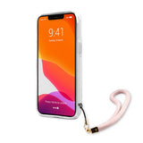 Guess iPhone 13 Kuoret Marble Design Stripe Roosa