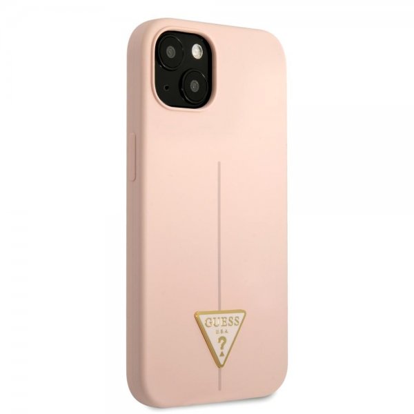 Guess iPhone 13 Kuori Metal Triangle Ruusukulta