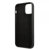 Guess iPhone 13 Kuori Metal Triangle Musta