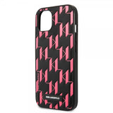 Karl Lagerfeld iPhone 13 Kuori Monogram Pattern Rosa