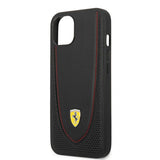 Ferrari iPhone 13 -kuori, rei'itetty, musta
